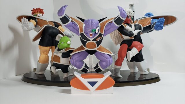 THE出陣のギニュー特戦隊が揃ったのでスペシャルファイティングポーズを披露します